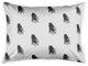 Black and White Tassel Print Standard Pillow Sham