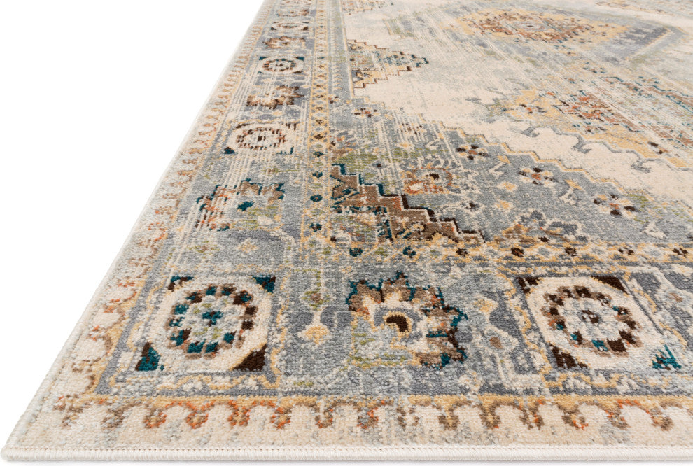 Isadora Rug, Oatmeal/Silver, 4'x6'