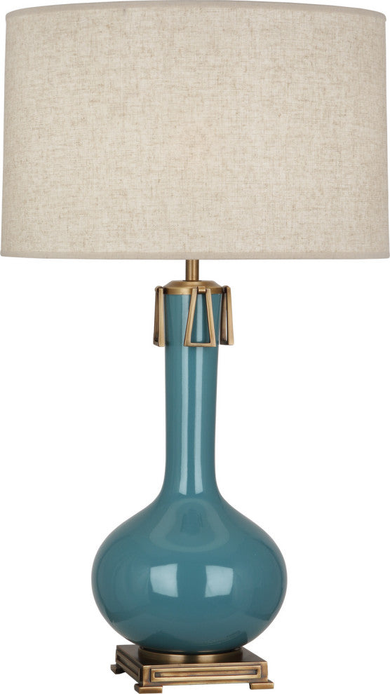 Robert Abbey RA-OB992 1-Light Table Lamp, Athena