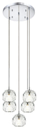 Matteo Lighting C61435CH Pendant, Chrome Finish