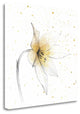 "Gilded Graphite Floral VIII" By Avery Tillmon, Giclee on Gallery Wrap Canvas