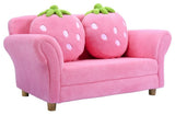 Modern Kids Strawberry Armrest Chair Sofa, Pink