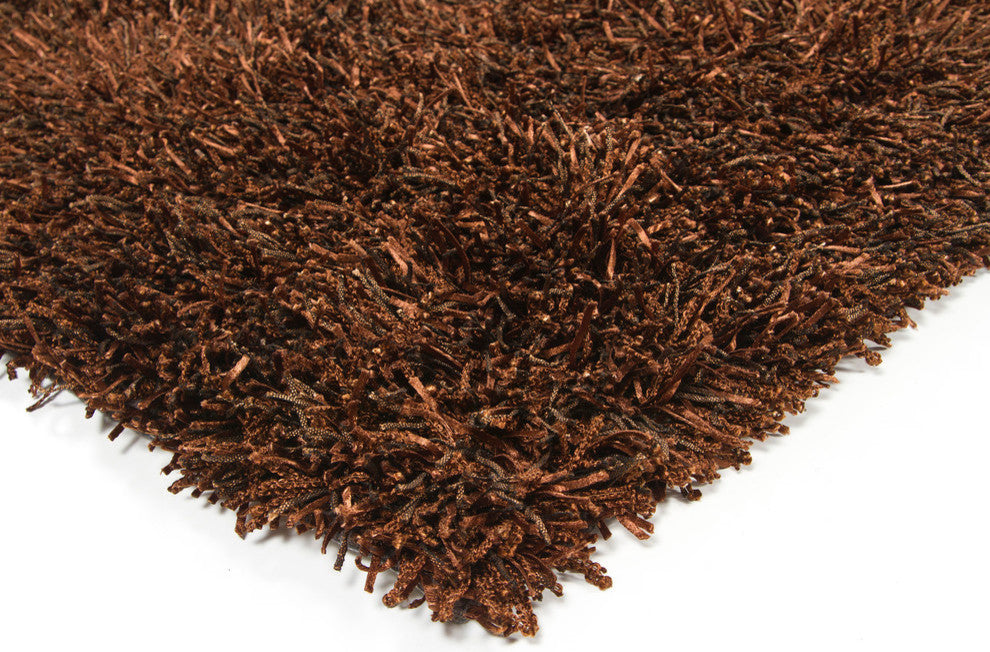 Breeze Contemporary Area Rug, Brown, 5'x7'6"
