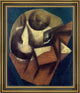 Juan Gris The Glass - 16" x 20" Framed Premium Canvas Print
