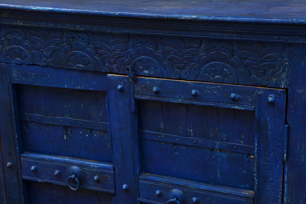 Woodland Blue Buffet cabinet 72"