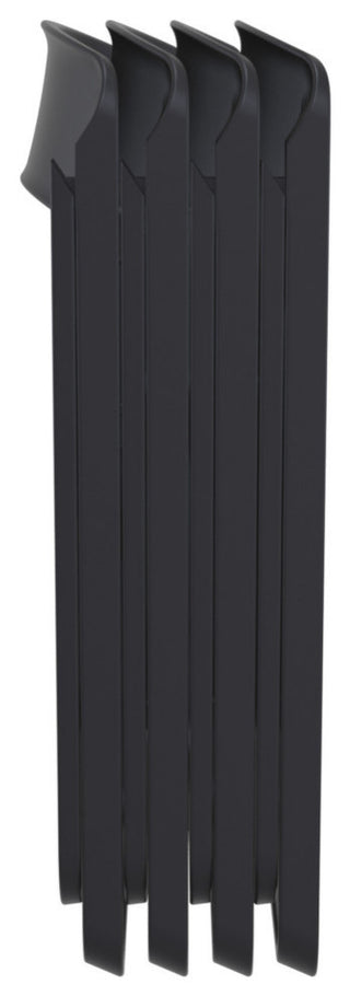Dream Folding Outdoor Bistro Set With White Table and 2 Black Chairs