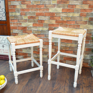 Thomasville Rta 24" Counter Stool, Antique White