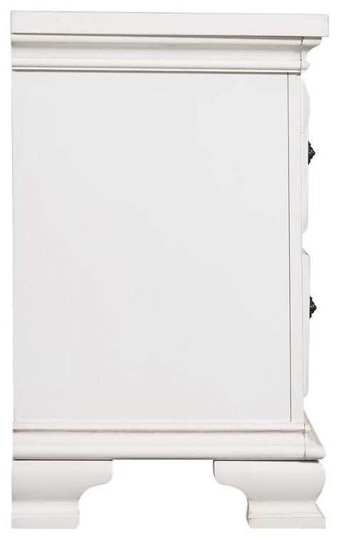 Picket House Furnishings Trent 2-Drawer Nightstand in White