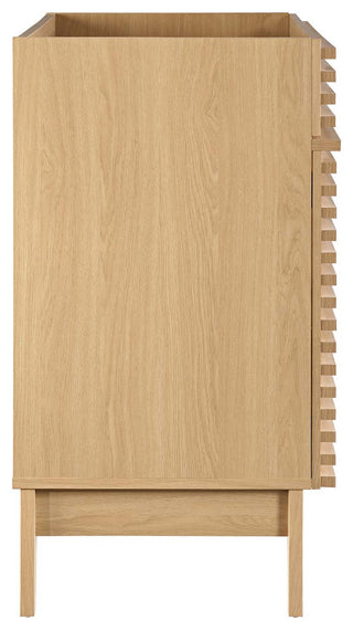 Render 36" Bathroom Vanity Cabinet, Oak