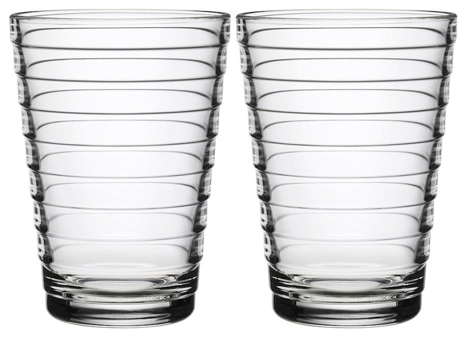iittala Aino Aalto Tumbler, Set of 2 11 oz, Clear, 1008551