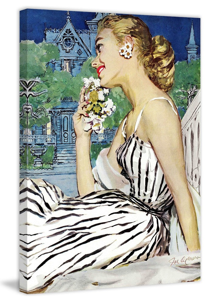"Walk to the Dance" Painting Print on Canvas by Joe de Mers