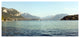 Annecy Lake France Panorama, Landscape Canvas Art Print, 60"x28"