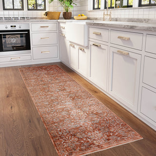 Vienna VI9 Paprika 2'3" x 7'10" Runner Rug