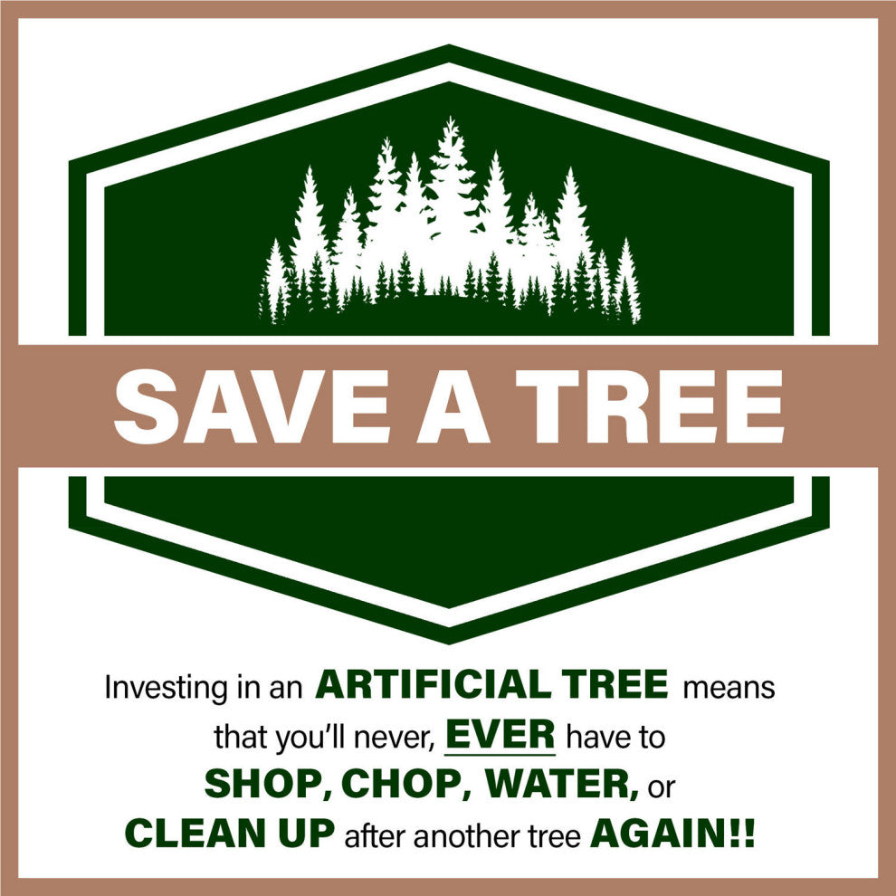 Woodside Pine Christmas Tree, 9-Ft., No Lights
