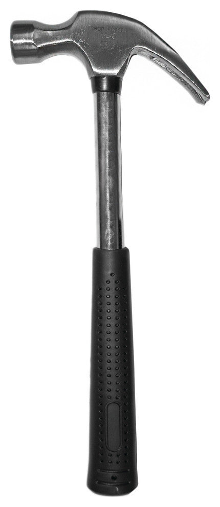 Steel Handle Curved Claw Hammer, 12-3/4"