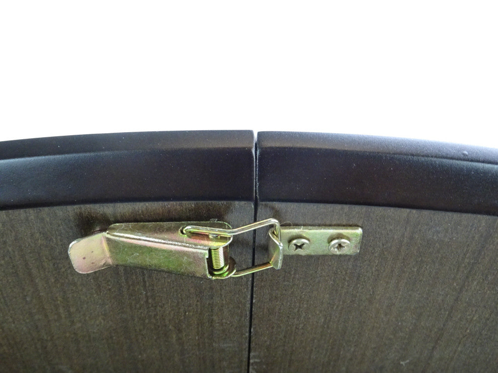 Dining Room Set of 6 Yumiko Chairs and Extendable Round Table, Black Color