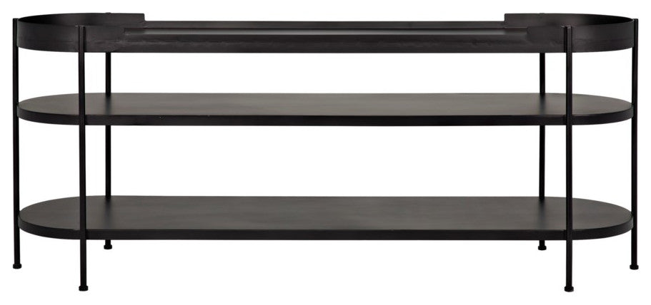 NOIR Furniture - Cassio Console, Black Metal - GCON321MTB
