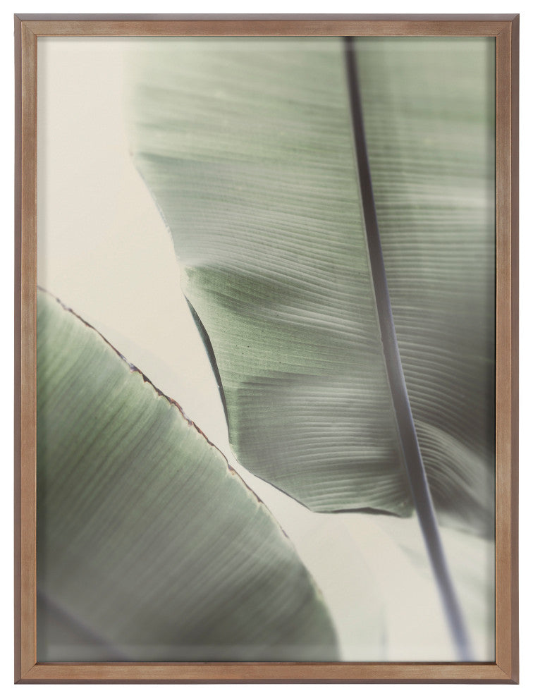 Blake Vintage Palms Framed Printed Glass by Alicia Abla, Gold 18x24