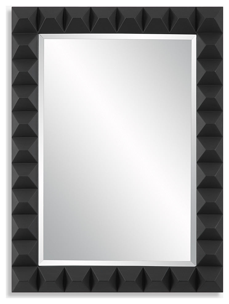Studded Mirror, Black