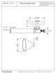 Straight Stop - 1/2" Copper Sweat X 3/8" Od Comp. In Polished Brass
