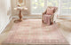 Momeni Banaras Hand Knotted Wool Area Rug, Pink, 3'9"x5'9"