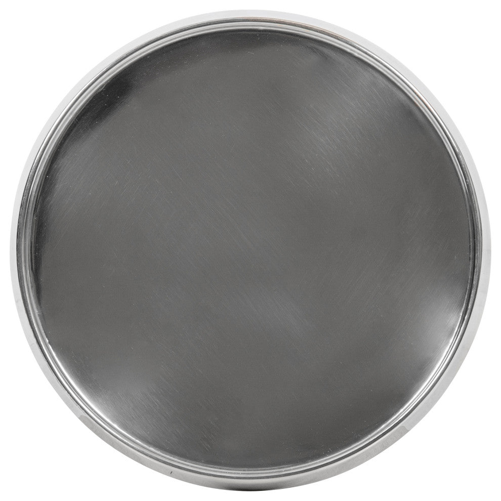 Sanzo Metal Side Table, Silver 9x9x23