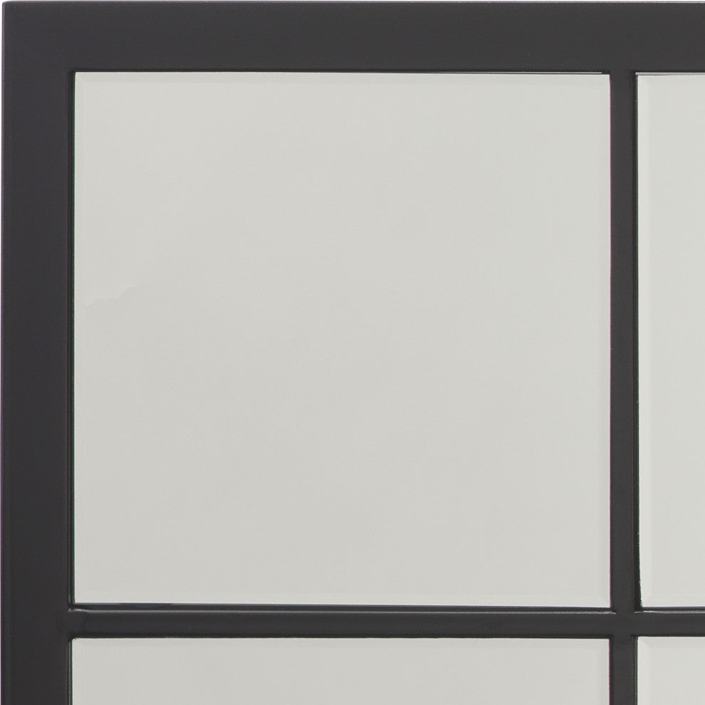 Tribecca Iron Mirror, Black
