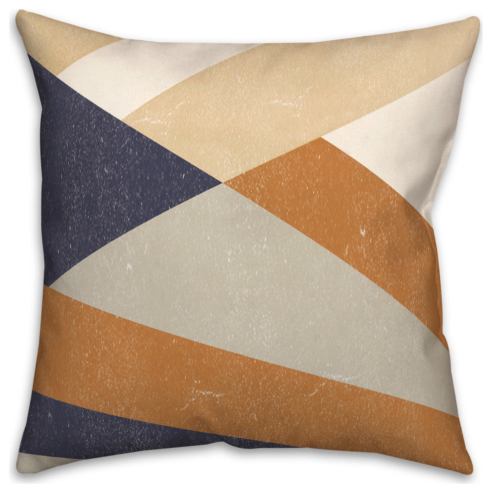 Fall Abstract Shapes 18x18 Indoor/Outdoor Pillow