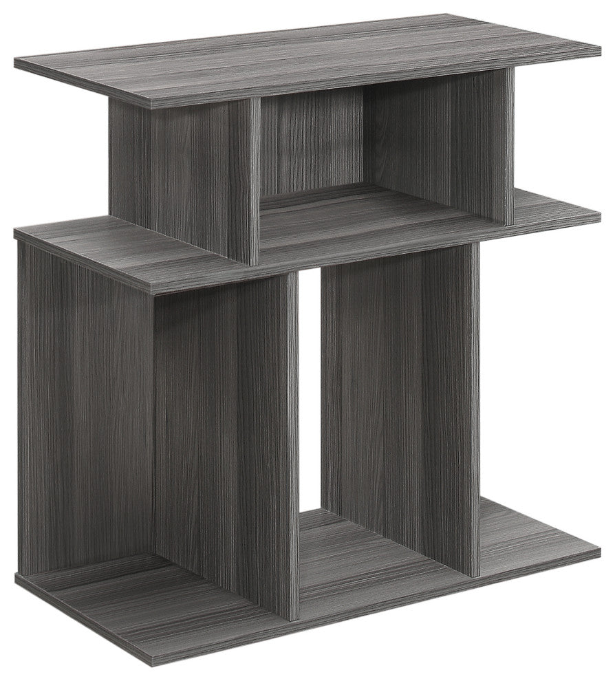 Accent Table Side End Nightstand Lamp Living Room Bedroom Laminate Grey