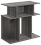 Accent Table Side End Nightstand Lamp Living Room Bedroom Laminate Grey