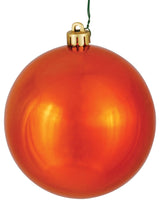 3" Burn Org Shiny Ball Uv Drilled 12/Bag