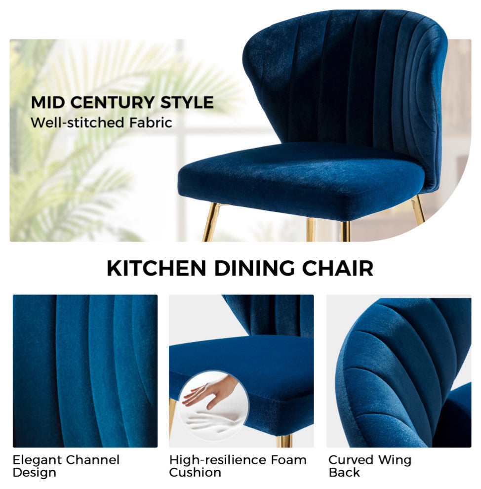 Milia Dining Chair, Navy