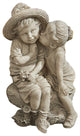 Kissing Kids Boy and Girl Statue