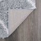 Derry Transitional Diamond White Round Area Rug, 8' Round