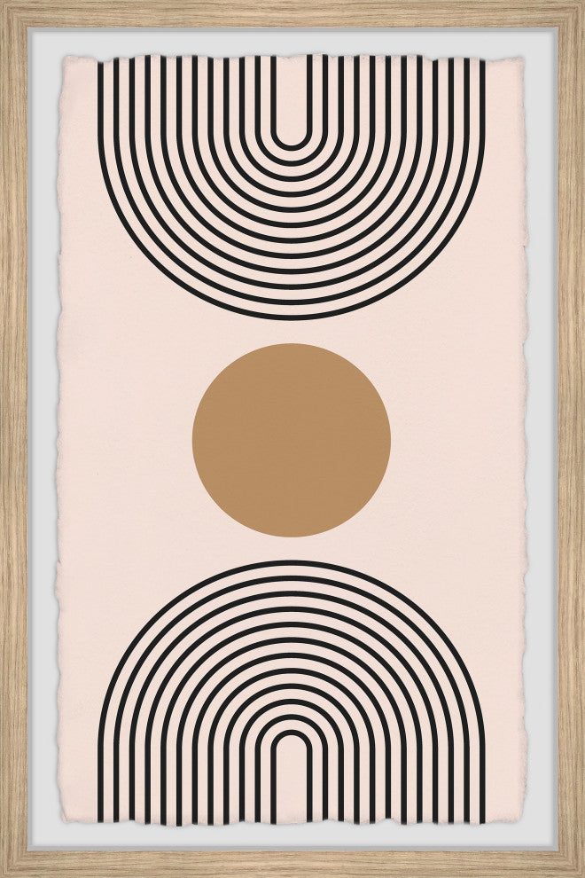 "Opposite Polarity" Framed Painting Print, 12x18