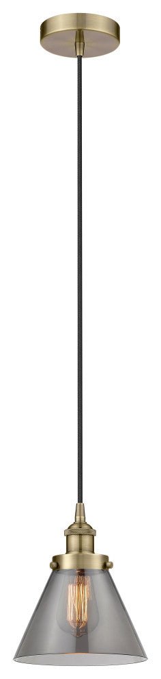 Innovations 616-1PH-AB-G43 1-Light Mini Pendant, Antique Brass