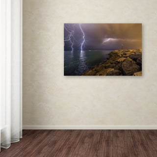 Mehdi Momenzadeh 'When Lightning Strikes' Canvas Art, 22x32