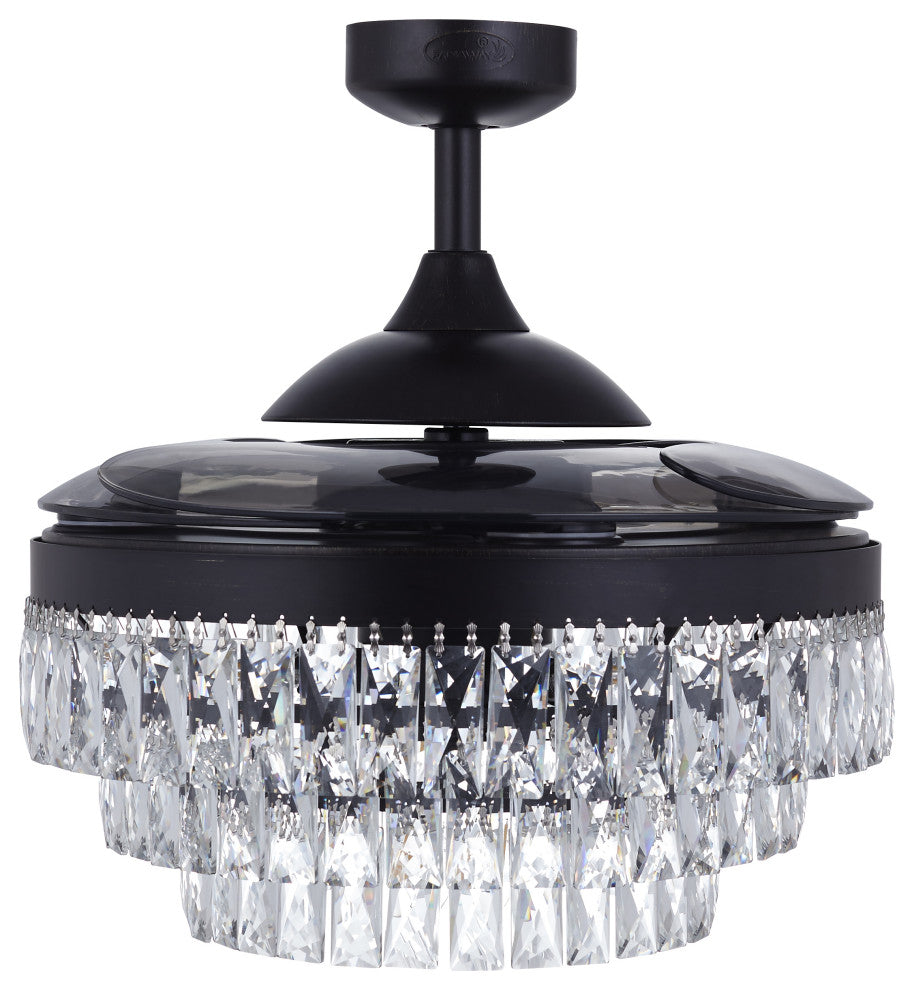Fanaway Veil 48" Ceiling Fan, Antique Black