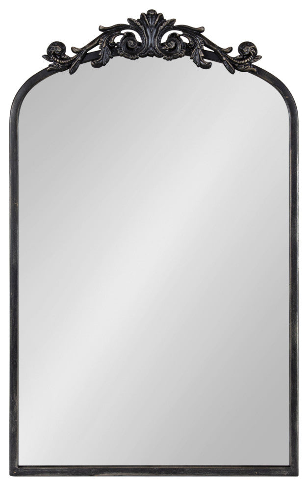 Arendahl Traditional Arch Mirror, Black, 19x30.75
