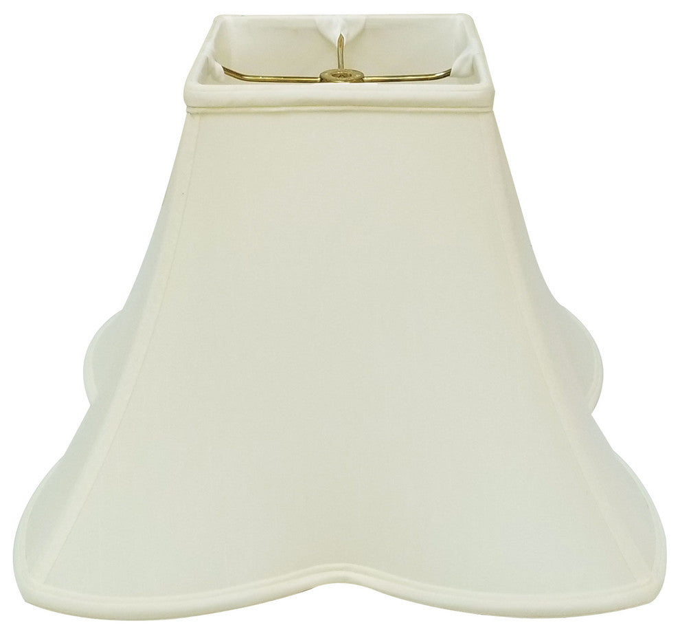 Fancy Square Softback Lamp Shade, Eggshell, 6"x14"x11"
