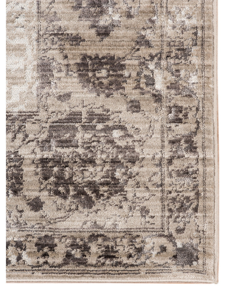 Cambridge Area Rug, Gray, 2' x 3'3", Bordered