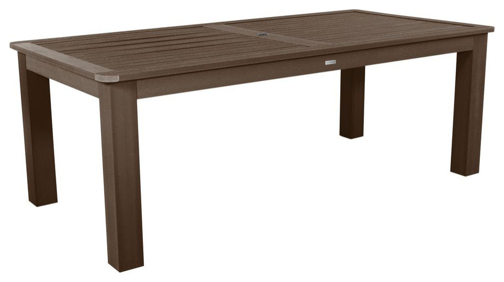 Oversize Rectangle Dining Table, Weathered Acorn