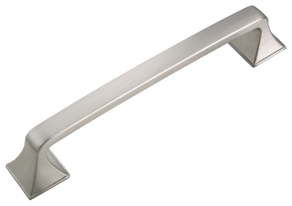 Utopia Alley Brax Cabinet Pull, 5.1" Center to Center, Brushed Nickel, 10 Pack