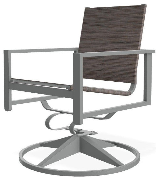 Tribeca Sling Outdoor Swivel Rocker, James/Graphite