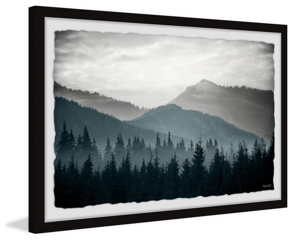 "A Night on the Mountain" Framed Painting Print, 30x20
