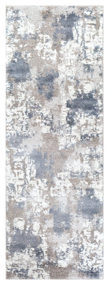Surya Venice VNE-2306 9'x12'3" Rug, Denim/Pale Blue/Light Gray/Medium Gray/Ivory