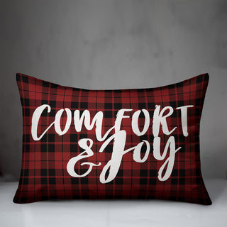 Plaid Comfort & Joy 14"x20" Throw Pillow Cover