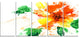 "Painted Abstract Flower" Art Canvas Print, 5 Panels, 60"x28"