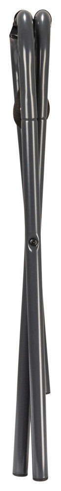 Luggage Rack, Grey Frame with Black Straps