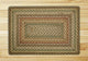 Earth Rugs RC-51 Fir Tonal Rectangle Braided Rug 2 Feet x 8 Feet